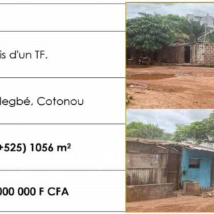2 immeubles munis d'un TF Quartier : Tokplegbe - Cotonou